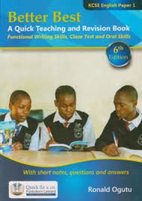 Better Best ( Quick Reading And Revision Book)Paper 1